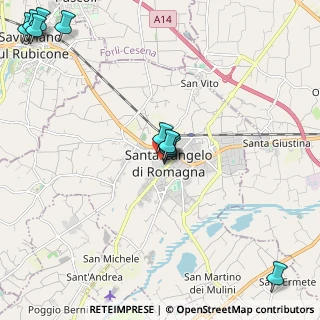 Mappa Via della Costa, 47822 Santarcangelo di Romagna RN, Italia (2.63818)