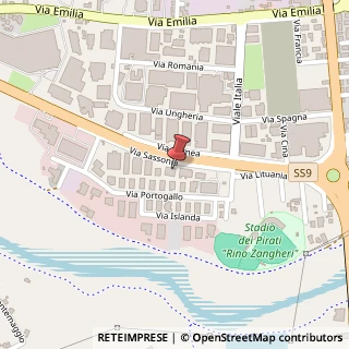 Mappa Via Sassonia, 8, 47922 Rimini, Rimini (Emilia Romagna)