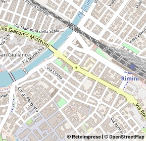 Mappa Corso Papa Giovanni XXIII, 47921 Rimini RN, Italia (0.1535)