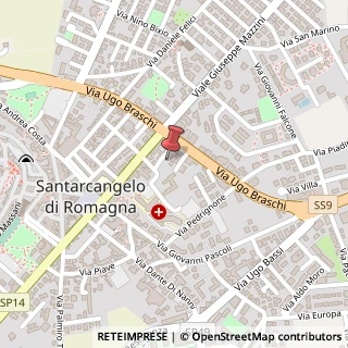 Mappa Via Cabina, 18, 47822 Santarcangelo di Romagna, Rimini (Emilia Romagna)