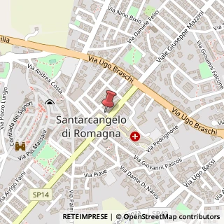 Mappa Via Giordano Bruno, 2, 47822 Santarcangelo di Romagna, Rimini (Emilia Romagna)