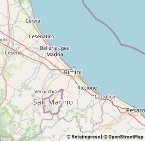 Mappa 47921 Rimini RN, Italia (7.119)