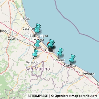 Mappa 47921 Rimini RN, Italia (8.48077)