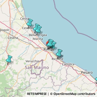 Mappa 47921 Rimini RN, Italia (15.96917)