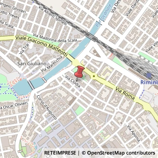 Mappa Via Clodia, 21/a, 47921 Rimini, Rimini (Emilia Romagna)