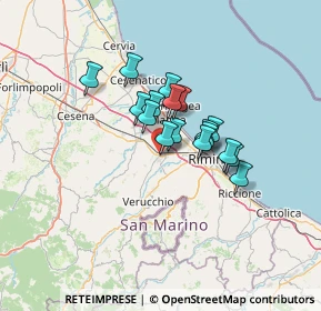 Mappa Via R. Morandi, 47822 Santarcangelo di Romagna RN, Italia (9.11353)