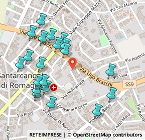 Mappa Via R. Morandi, 47822 Santarcangelo di Romagna RN, Italia (0.2735)