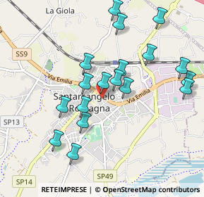 Mappa Via R. Morandi, 47822 Santarcangelo di Romagna RN, Italia (0.97778)