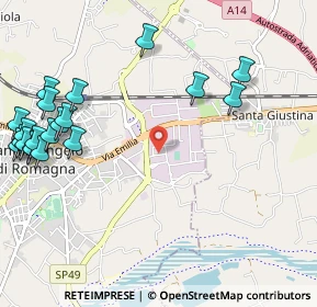 Mappa Via dei Mestieri, 47822 Santarcangelo di Romagna RN, Italia (1.442)