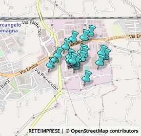 Mappa Via dei Mestieri, 47822 Santarcangelo di Romagna RN, Italia (0.226)