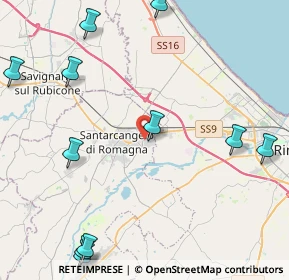 Mappa Via dei Mestieri, 47822 Santarcangelo di Romagna RN, Italia (5.98909)