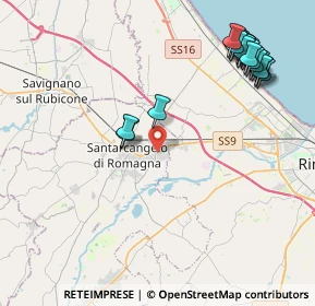 Mappa Via dei Mestieri, 47822 Santarcangelo di Romagna RN, Italia (5.2625)