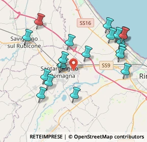 Mappa Via dei Mestieri, 47822 Santarcangelo di Romagna RN, Italia (4.2055)