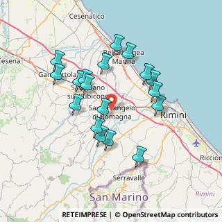 Mappa Piazza Marini, 47822 Santarcangelo di Romagna RN, Italia (6.82)
