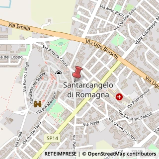 Mappa Via Giacomo Matteotti, 18, 47822 Santarcangelo di Romagna, Rimini (Emilia Romagna)