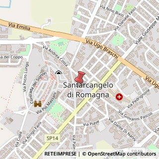 Mappa Via Rino Molari,  18, 47822 Santarcangelo di Romagna, Rimini (Emilia Romagna)