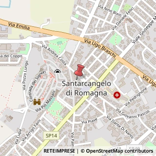 Mappa Via matteotti 18, 47822 Santarcangelo di Romagna, Rimini (Emilia Romagna)