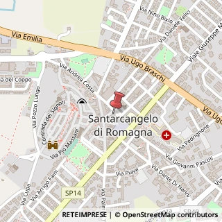 Mappa Piazza Ludovico Marini, 6, 47822 Santarcangelo di Romagna, Rimini (Emilia Romagna)