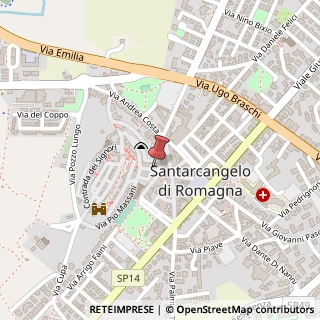 Mappa Via Aurelio Saffi, 28, 47822 Santarcangelo di Romagna, Rimini (Emilia Romagna)