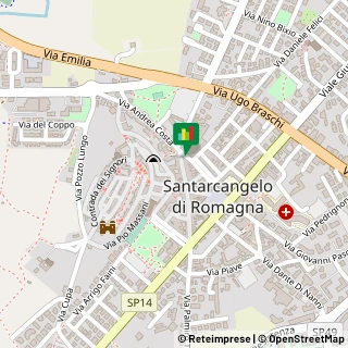 Mappa Via Camillo Benso Conte di Cavour, 10, 47822 Santarcangelo di Romagna, Rimini (Emilia Romagna)