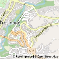 Hartă Frosinone