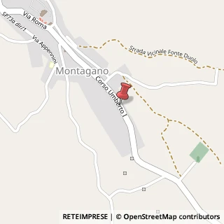 Mappa Corso umberto i 13, 86023 Montagano, Campobasso (Molise)