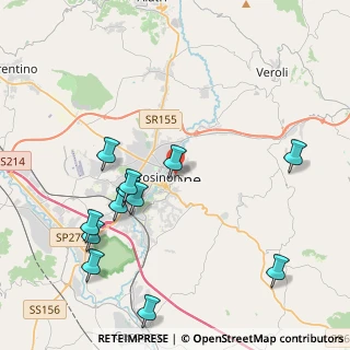Mappa Via S. Gerardo, 03100 Frosinone FR, Italia (4.92667)