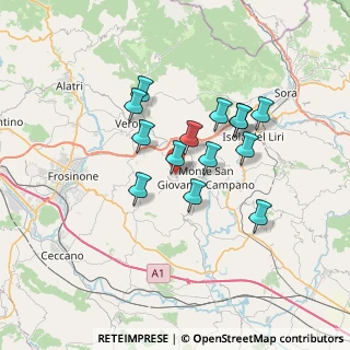 Mappa Via Madonna Del Latte, 03022 Boville Ernica FR, Italia (5.88929)