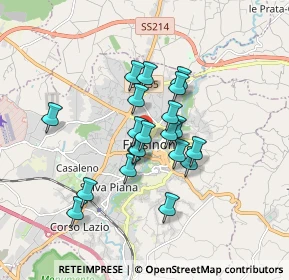 Mappa Via Isonzo, 03100 Frosinone FR, Italia (1.3905)