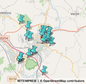 Mappa Via Isonzo, 03100 Frosinone FR, Italia (3.035)