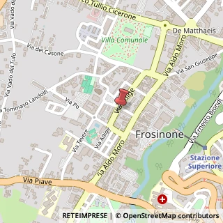 Mappa Via Adige, 41, 03100 Frosinone, Frosinone (Lazio)
