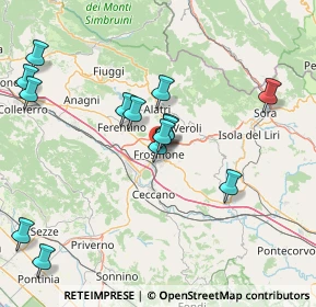 Mappa Via Isonzo, 03100 Frosinone FR, Italia (16.81643)