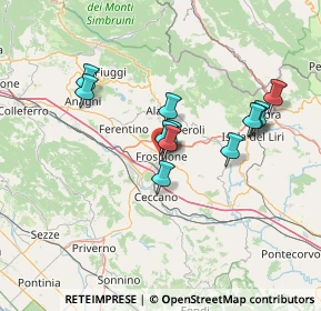 Mappa Via Isonzo, 03100 Frosinone FR, Italia (12.40583)