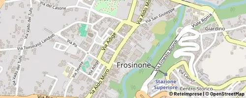 Mappa Frosinone