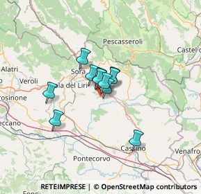 Mappa Via Catallo, 03034 Casalvieri FR, Italia (8.16182)