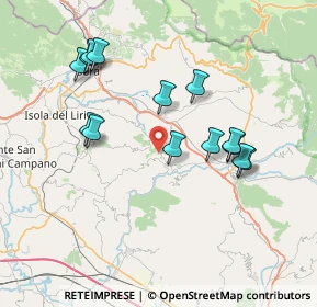 Mappa Via Catallo, 03034 Casalvieri FR, Italia (7.73786)