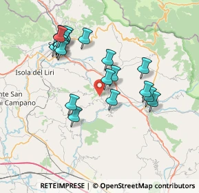 Mappa Via Catallo, 03034 Casalvieri FR, Italia (7.6605)