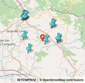 Mappa Via Catallo, 03034 Casalvieri FR, Italia (7.97833)