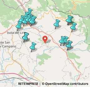 Mappa Via Catallo, 03034 Casalvieri FR, Italia (8.951)