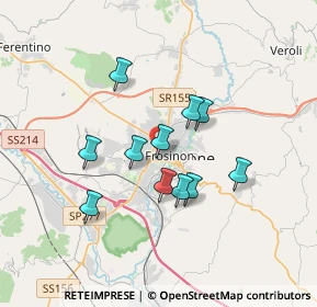 Mappa Via Tommaso Landolfi, 03100 Frosinone FR, Italia (2.96091)