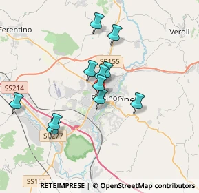 Mappa Via Tommaso Landolfi, 03100 Frosinone FR, Italia (3.22455)