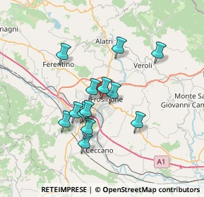 Mappa Via Tommaso Landolfi, 03100 Frosinone FR, Italia (6.10615)