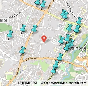 Mappa Via Tommaso Landolfi, 03100 Frosinone FR, Italia (0.6495)