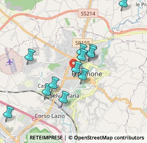 Mappa Via Tommaso Landolfi, 03100 Frosinone FR, Italia (1.85167)