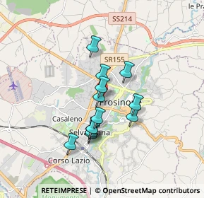 Mappa Via Tommaso Landolfi, 03100 Frosinone FR, Italia (1.38692)