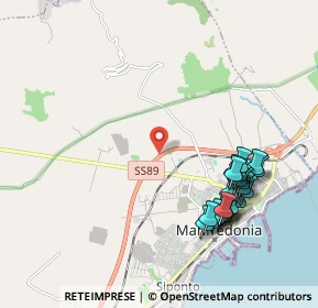 Mappa Località Posta del Fosso, 71040 Manfredonia FG, Italia (2.3765)