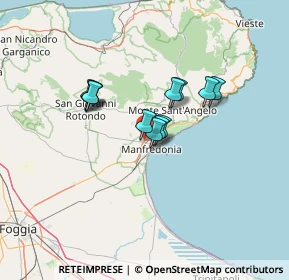 Mappa Località Posta del Fosso, 71040 Manfredonia FG, Italia (9.85333)