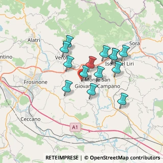 Mappa Via Roma, 03022 Boville Ernica FR, Italia (5.99429)