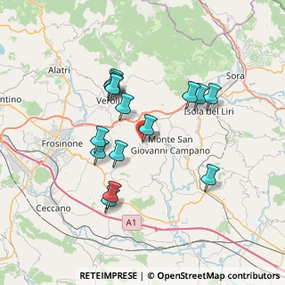 Mappa Via Roma, 03022 Boville Ernica FR, Italia (6.938)