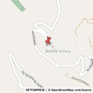 Mappa Via rotabile, 03022 Boville Ernica, Frosinone (Lazio)